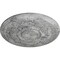 Ekena Millwork Darnay Ceiling Medallion (Fits Canopies up to 7 1/4"), 29 1/4"OD x 2"P, Ultra Pure White Crackle CM29DAUWC - alternate 3